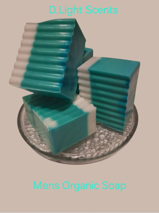 (Bleu) Mens Organic Soap